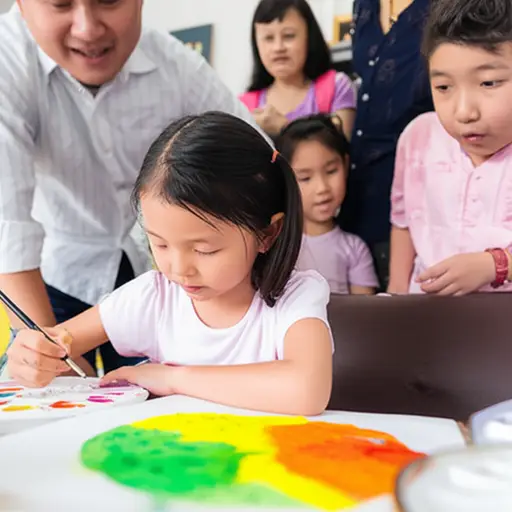 我妹妹的绘画作品令人惊叹。