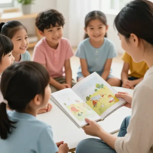 孩子们喜欢有人大声给他们读故事。