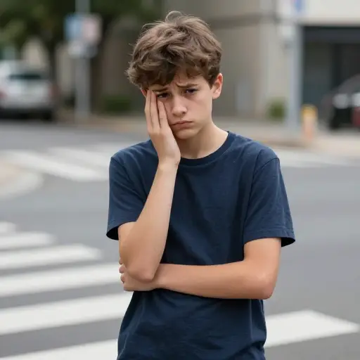他在成长过程中不懂得分辨是非对错。