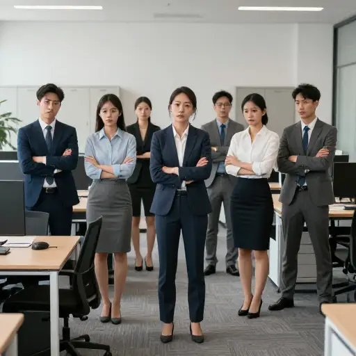 公司破产后，所有员工都处境相同。