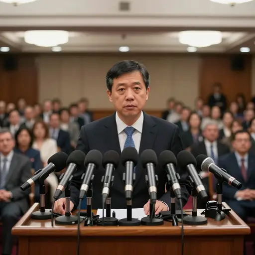 外交部的一位发言人昨天举行了新闻发布会。