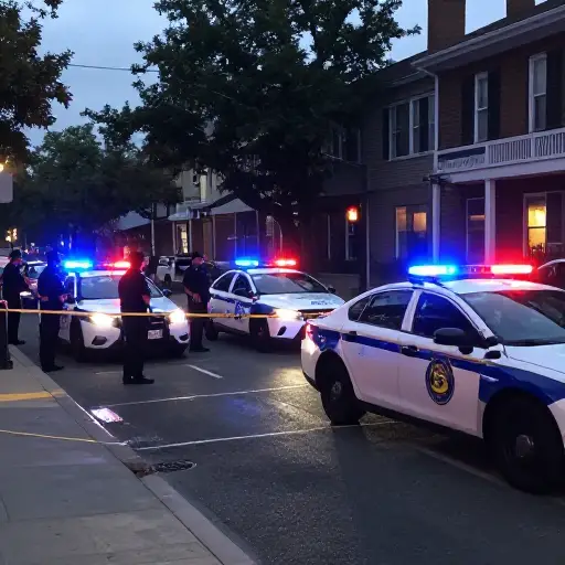 警方报告该地区发生了一起暴力犯罪。