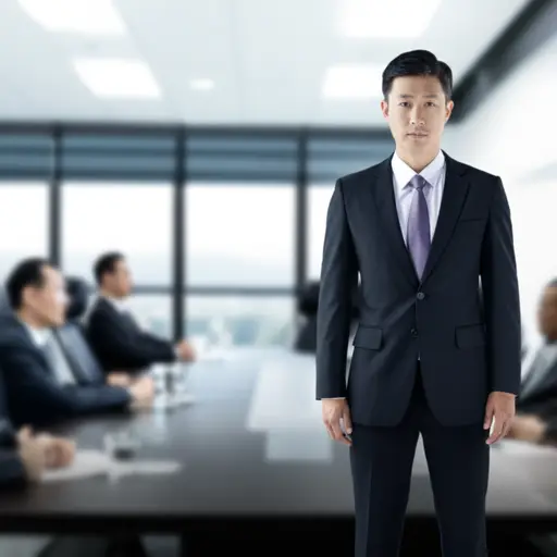 他在商业竞争中展现出战士般的勇气和决心。