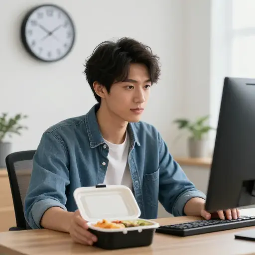 我想我今天不吃午饭了，因为我不饿。
