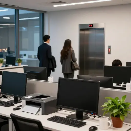 所有员工在离开办公室前务必确保设备已关闭。