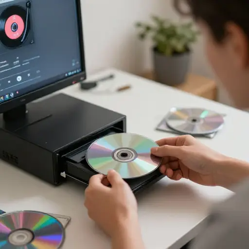我需要把这张音乐CD的内容复制到电脑上。