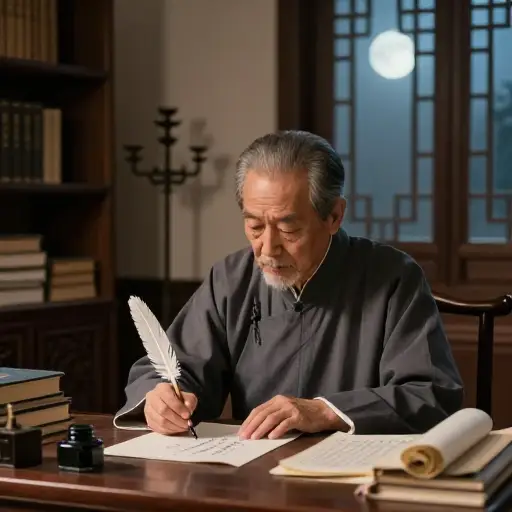 这位哲学家写了一封长信给他的学生，阐述了他对生命意义的深刻见解。
