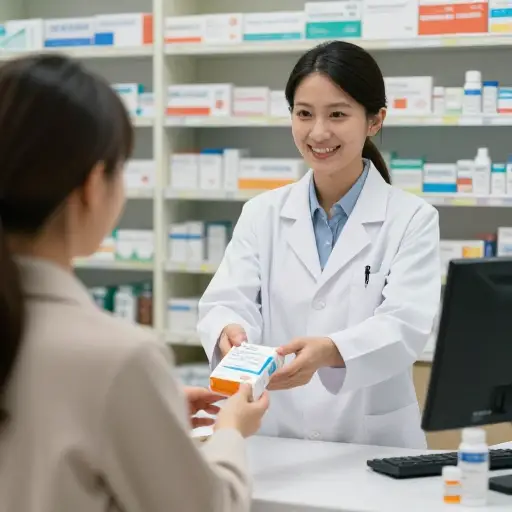 药剂师给了我一些药。