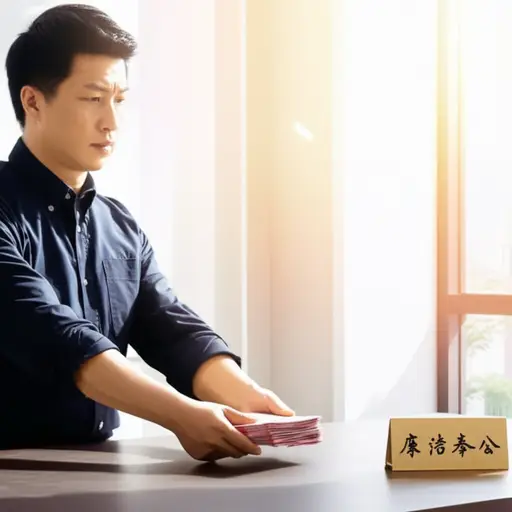 他从不收受贿赂，这是他的原则。