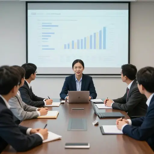 我与我们其他分部的对应人员开了个会。