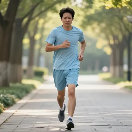 如果呼吸太急，就放慢速度。