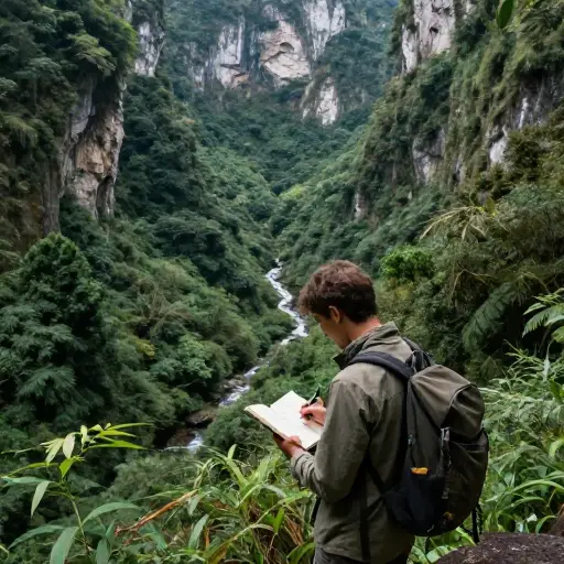 探险家记录了一个从未被人类绘制地图的原始山谷。
