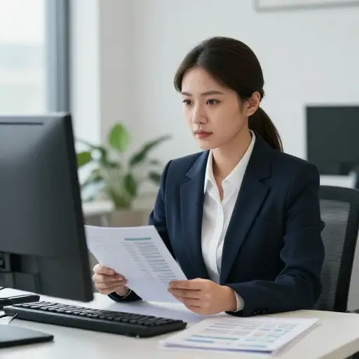 她担任了财务主管的职位。