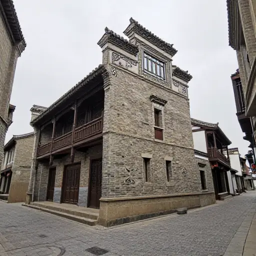 这种建筑风格是这座古城独有的。