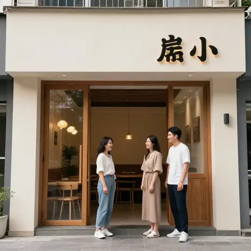 我要请他们去那家新餐厅吃饭。