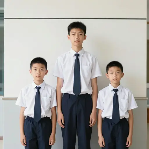他个子高。