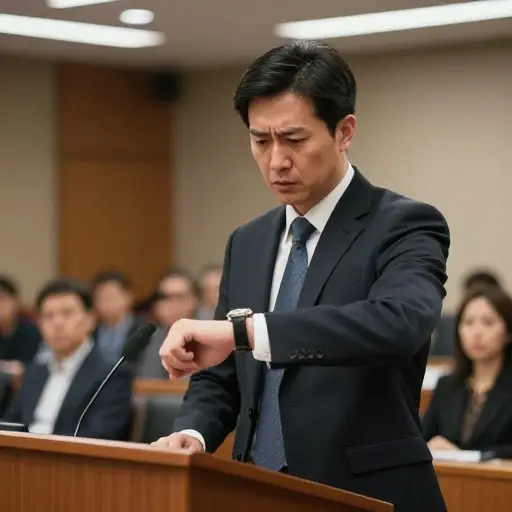 由于时间限制，他不得不缩短演讲。