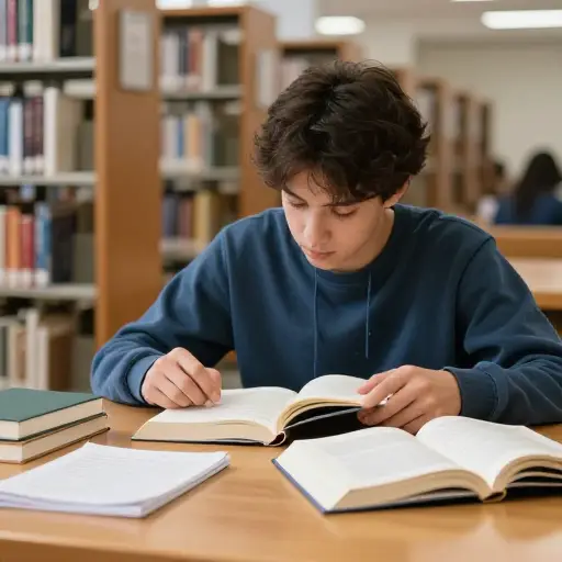 学生经常使用书籍摘录进行研究。