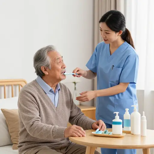 许多养老院优先帮助居民进行日常卫生护理。