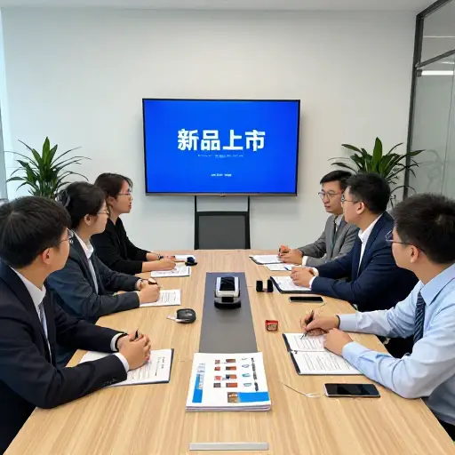 该公司为新产品发起了一场重大的宣传活动。