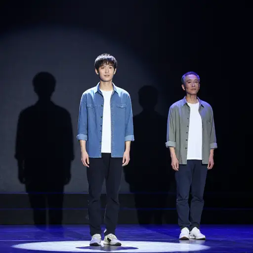 他追随他父亲的脚步，成为了一名演员。