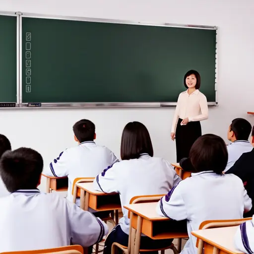 学生们向老师投以尊重的目光。