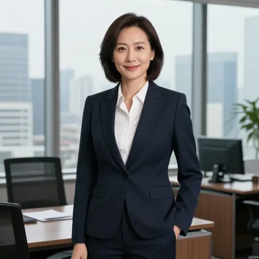 她是一位拥有数十年经验的高级公司高管。