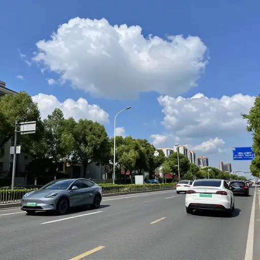 首先，电动汽车减少空气污染。