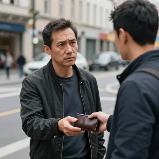 他觉得讽刺的是，帮助他的人正是多年前欺骗过他的那个人。