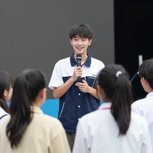 主持人应该扮演青少年，以便立即让该地区的年轻人熟悉这个节目。