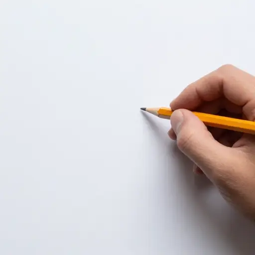 请用铅笔写你的名字。