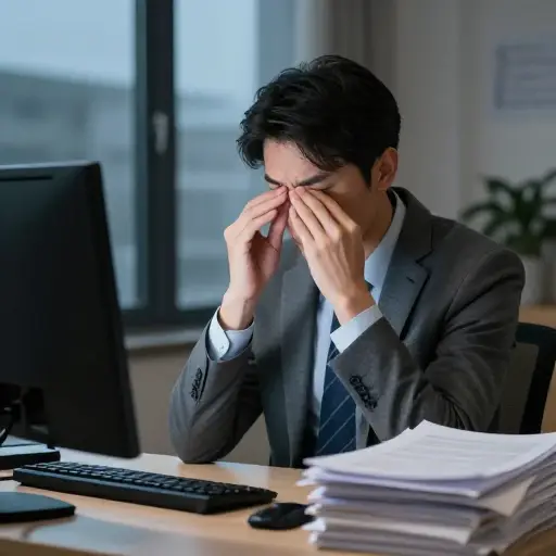 你不应该连续工作几个小时都不休息一下。