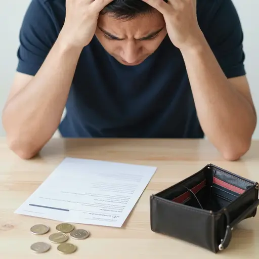 我们仍欠银行1万英镑。