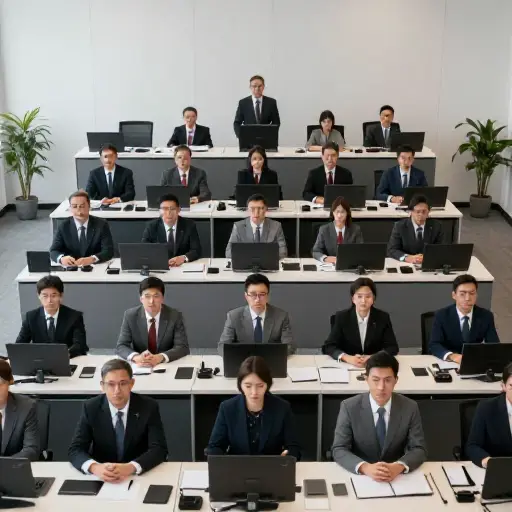 这家公司的结构等级非常森严。