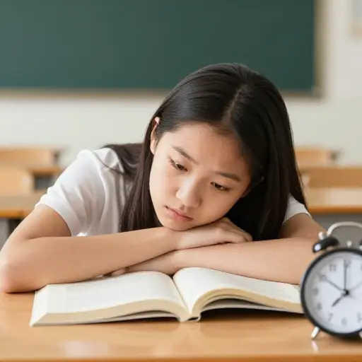 我学了好几个小时，课本上的内容却一个字也没记住。