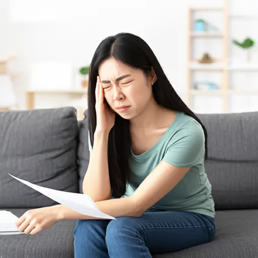 她很难接受这个坏消息。