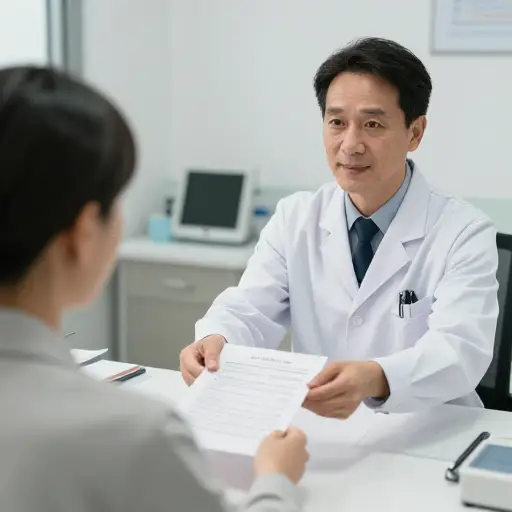 医生推荐了一次例行医疗检查。