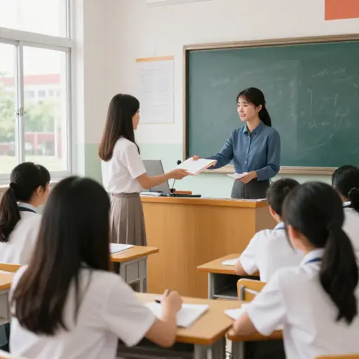 学生们在课程结束时交上了各自的作业。