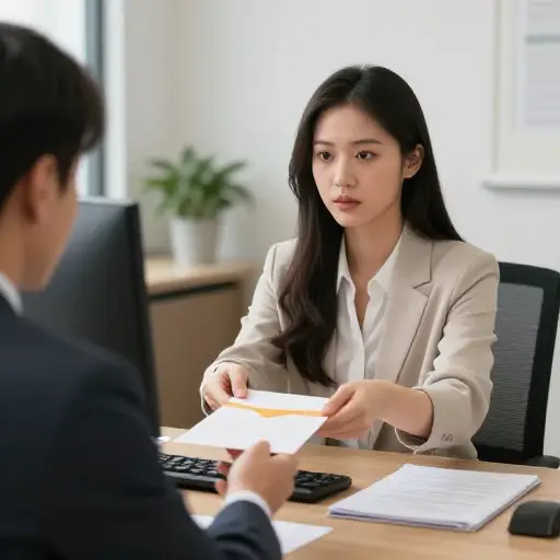 经过深思熟虑，她最终提交了辞职信。