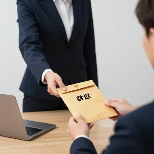 我昨天提交了辞呈。