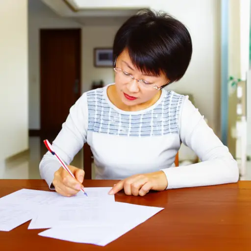 我妈妈每月支付一次账单。