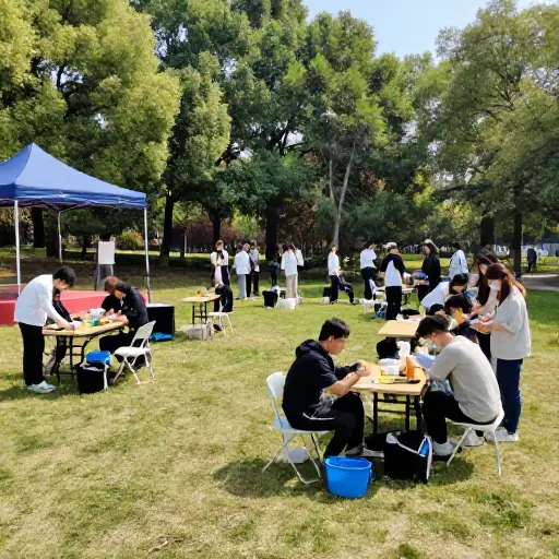 考虑到他们的年龄和经验，这些年轻志愿者极其高效地组织了整个活动。