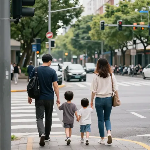道路安全是年幼子女父母的主要关切。