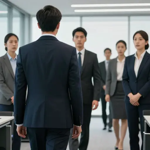 他升职后变成了一个十足的势利小人，几乎不再和他以前的同事说话。