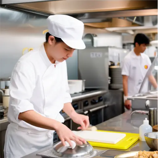 这家餐厅在卫生部门的监督下提升食品安全标准。