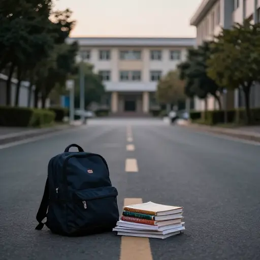 那个女孩在放学回家的路上消失了。