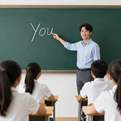 “You” 是第二人称代词。