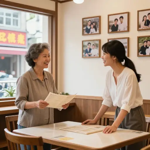 她与她的嫂子联手开了这家餐厅。