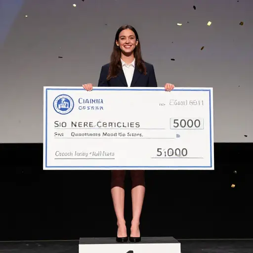 她赢了相当于500万美元的钱。