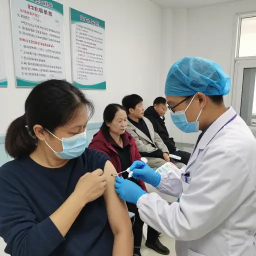 由于疫苗接种计划，该疾病的死亡率已显著下降。